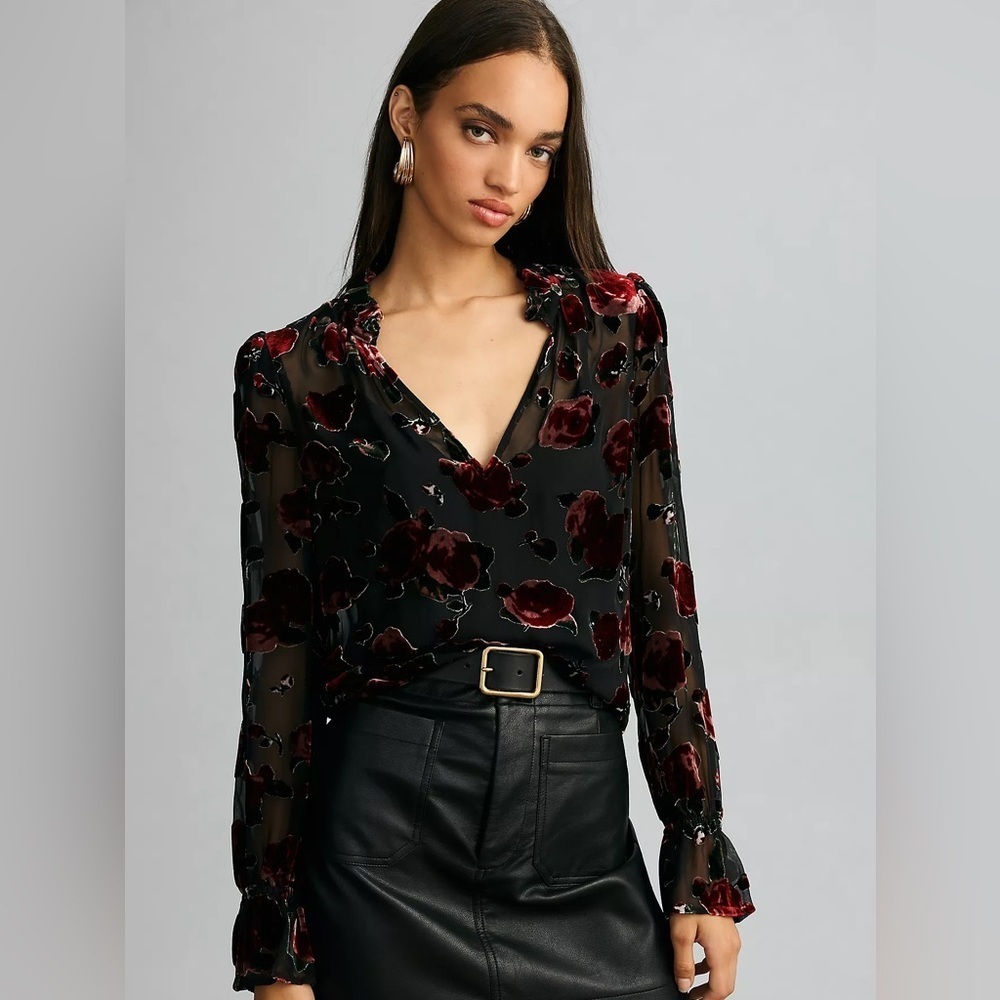 NWT Paige Laurin Blouse - Picture 2 of 6